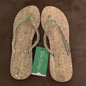Lilly Pulitzer Flip Flops